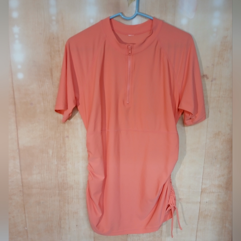 Pink Short Sleeve Tee with Relaxed Fit